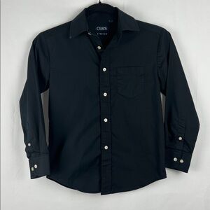 Chaps Boys Black‎ Dress Shirt